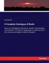 A Complete Catalogue of Books cover