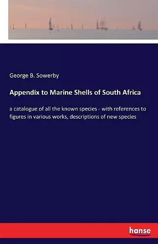 Appendix to Marine Shells of South Africa cover