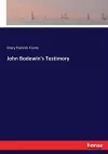 John Bodewin's Testimory cover