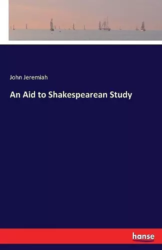 An Aid to Shakespearean Study cover