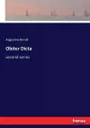 Obiter Dicta cover