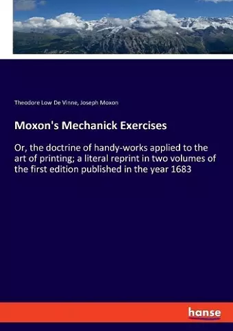 Moxon's Mechanick Exercises cover