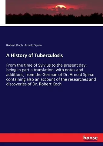 A History of Tuberculosis cover