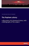 The Popham colony cover