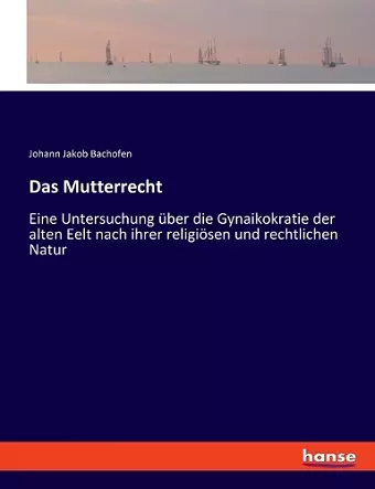 Das Mutterrecht cover
