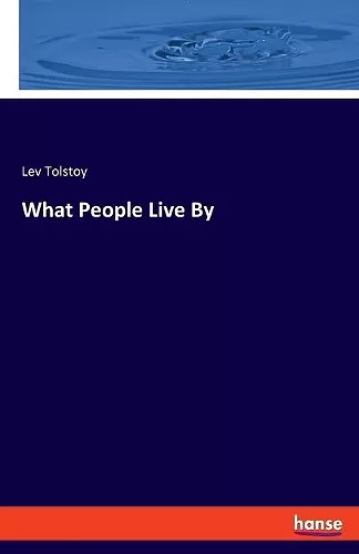 What People Live By cover