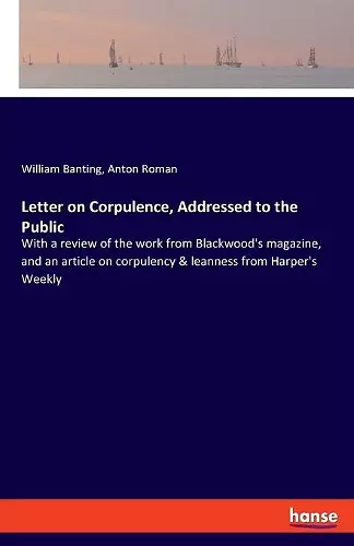 Letter on Corpulence, Addressed to the Public cover