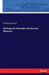 Aethiopische Noctuiden des Berliner Museums cover