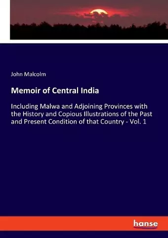 Memoir of Central India cover