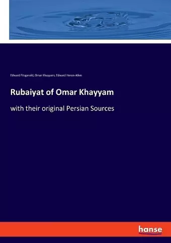 Rubaiyat of Omar Khayyam cover
