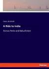 A Ride to India cover