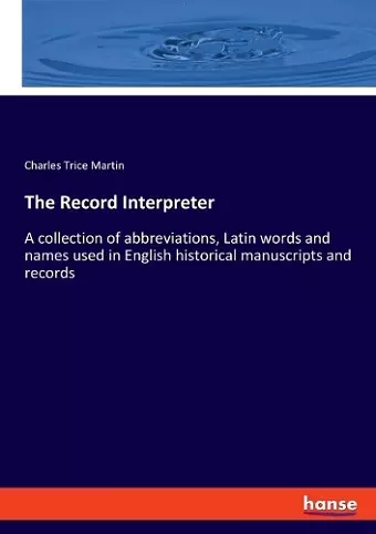 The Record Interpreter cover