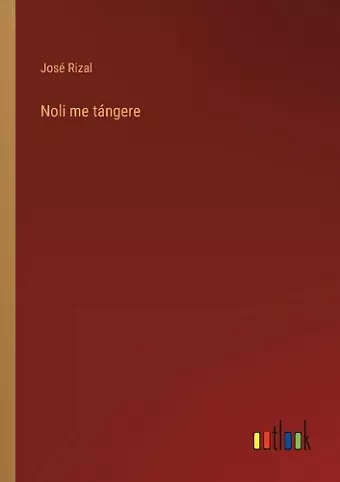 Noli me tángere cover