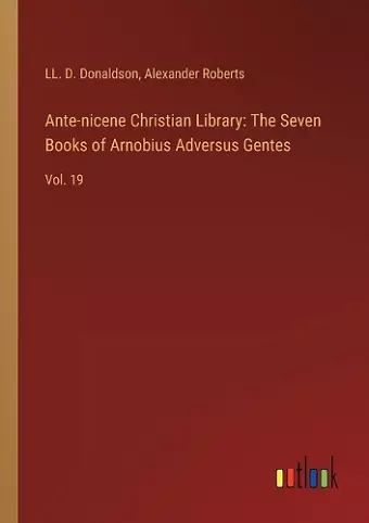 Ante-nicene Christian Library cover