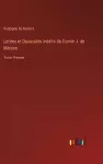 Lettres et Opuscules inédits du Comte J. de Maistre cover
