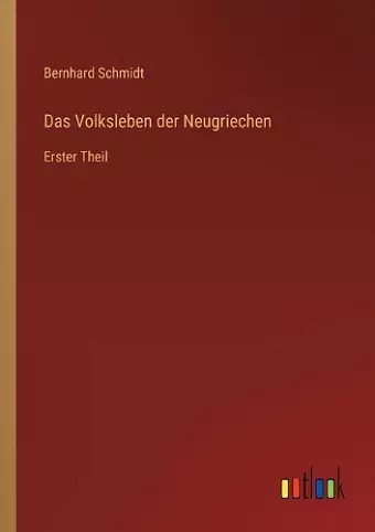 Das Volksleben der Neugriechen cover