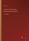 Jahrbuch der Deutschen Shakespeare-Gesellschaft cover