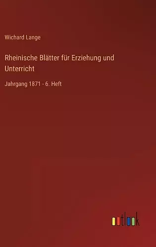 Rheinische Blätter für Erziehung und Unterricht cover