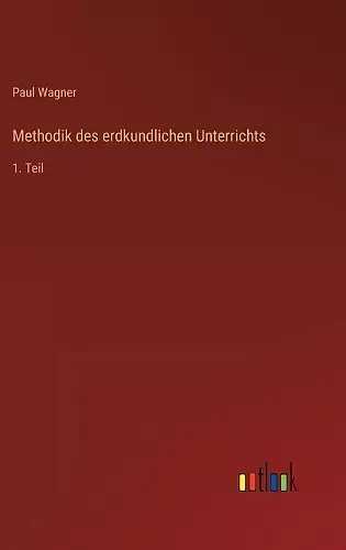 Methodik des erdkundlichen Unterrichts cover