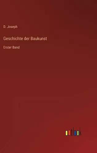 Geschichte der Baukunst cover