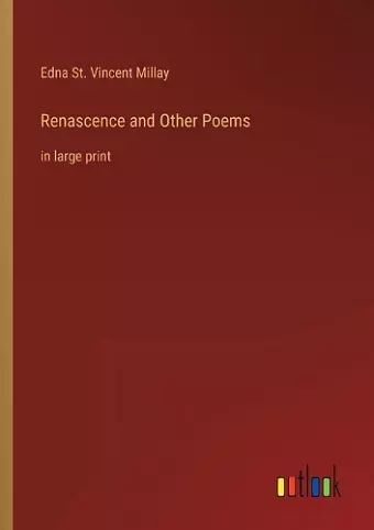 Renascence and Other Poems cover