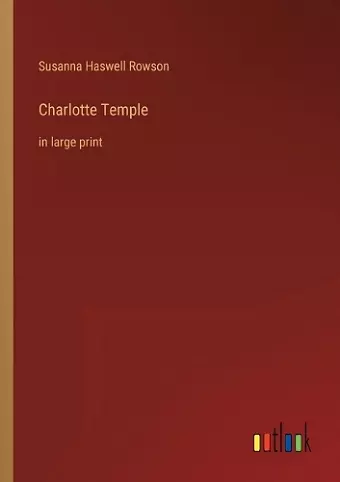 Charlotte Temple cover