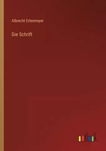 Die Schrift cover