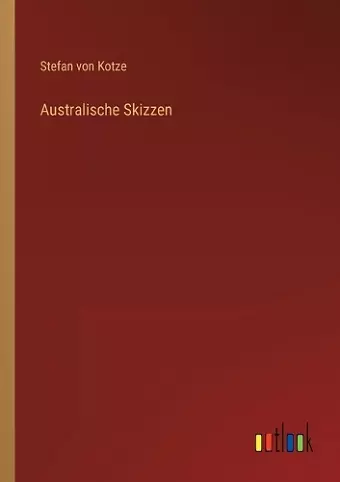 Australische Skizzen cover