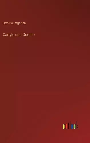 Carlyle und Goethe cover