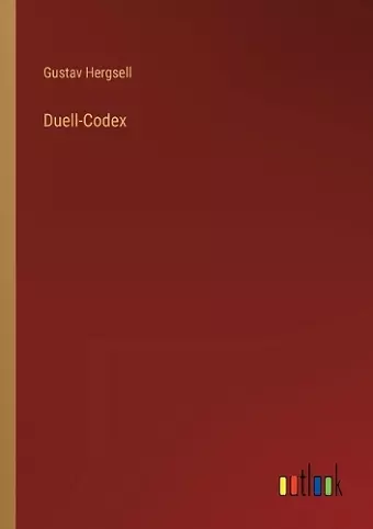 Duell-Codex cover