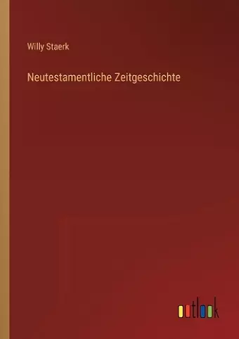 Neutestamentliche Zeitgeschichte cover