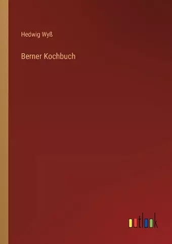 Berner Kochbuch cover