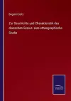 Zur Geschichte und Charakteristik des deutschen Genius cover