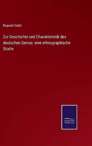 Zur Geschichte und Charakteristik des deutschen Genius cover