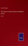 The Journal of Sacred Literature and Biblical Record cover