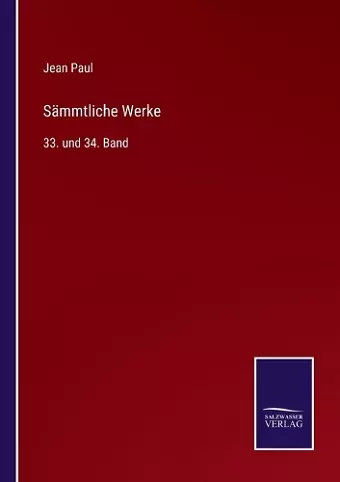 Sämmtliche Werke cover