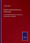 Deutsche Sprachdenkmäler aus Siebenbürgen cover