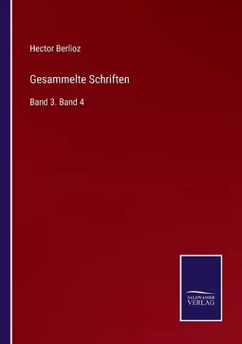 Gesammelte Schriften cover