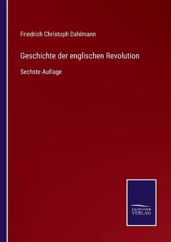 Geschichte der englischen Revolution cover