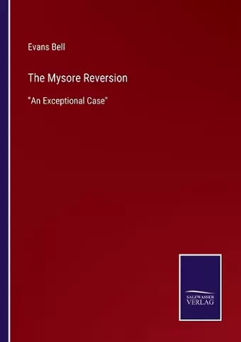 The Mysore Reversion cover