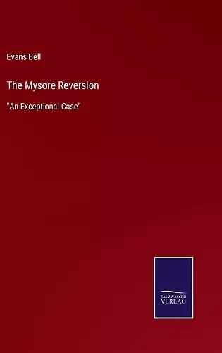The Mysore Reversion cover