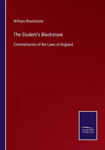 The Student's Blackstone cover