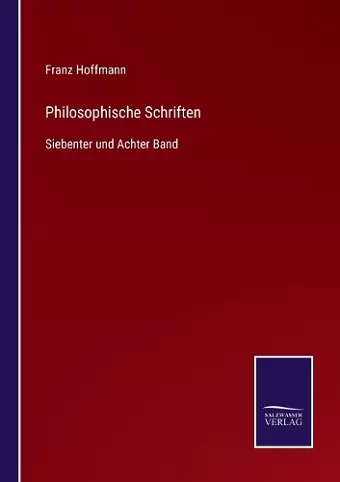 Philosophische Schriften cover