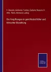 Die Vergiftungen in gerichtsärztlicher und klinischer Beziehung cover