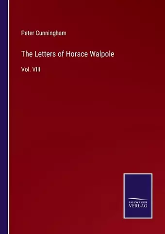 The Letters of Horace Walpole cover