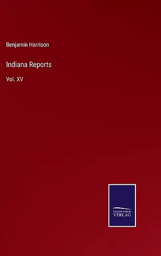 Indiana Reports cover