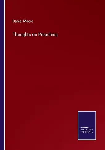 Thoughts on Preaching cover