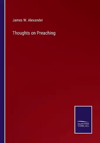 Thoughts on Preaching cover