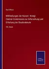 Mittheilungen der Kaiserl. Königl. Central-Commission zur Erforschung und Erhaltung der Baudenkmale cover