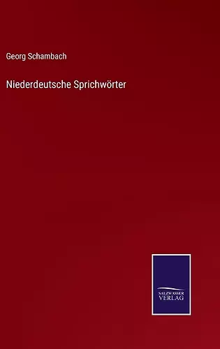 Niederdeutsche Sprichwörter cover